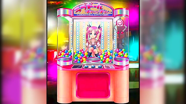 Japanese Love Doll Caught in Anime Game Action