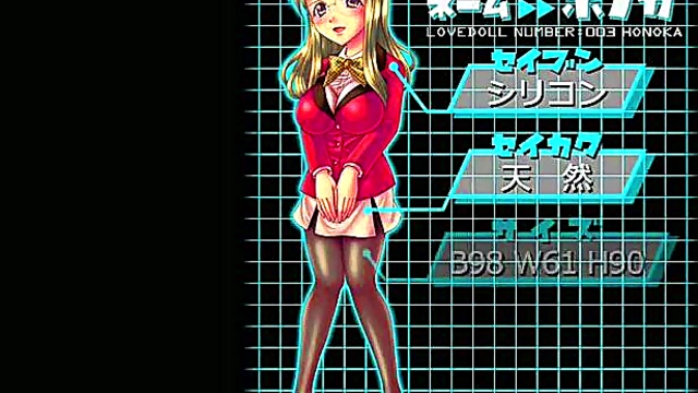 Japanese Love Doll Caught in Anime Game Action