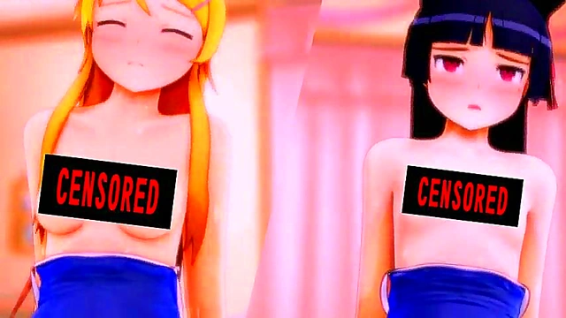 Kuroneko & Kirino Take On The Machine in Uncensored 3D Hentai Action