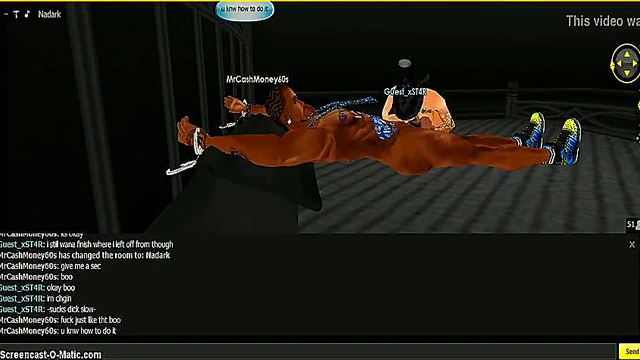 3D Cartoon Anime Girl Seduces You for Steamy Game Session IMVU Style