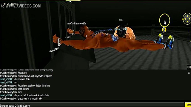 3D Cartoon Anime Girl Seduces You for Steamy Game Session IMVU Style