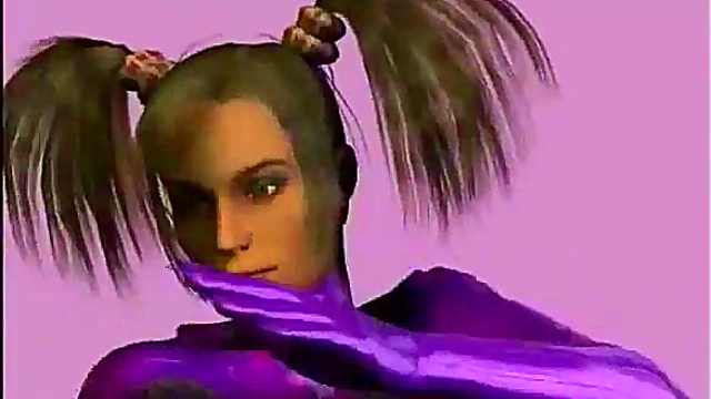 Redhead Stripper Dances On Stage Before Hardcore 3D Blowjob Session