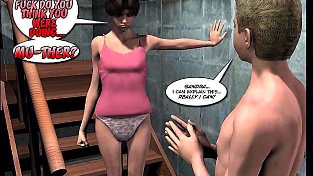 Older Mom Joins Teen in Wild 3D Hentai Group Anal Orgy Fun