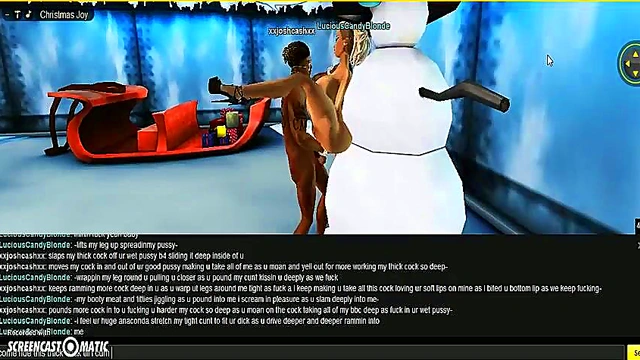 Lucious X-Mas – 3D Anime Babe Seduces You This Holiday Season