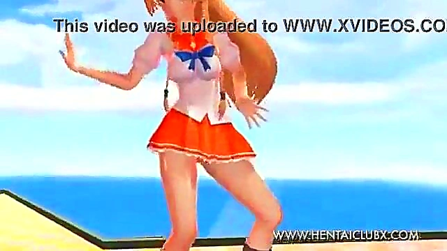 Sweet Devil Anime Babe Gives Seductive Service WithSexy Ecchi Moves