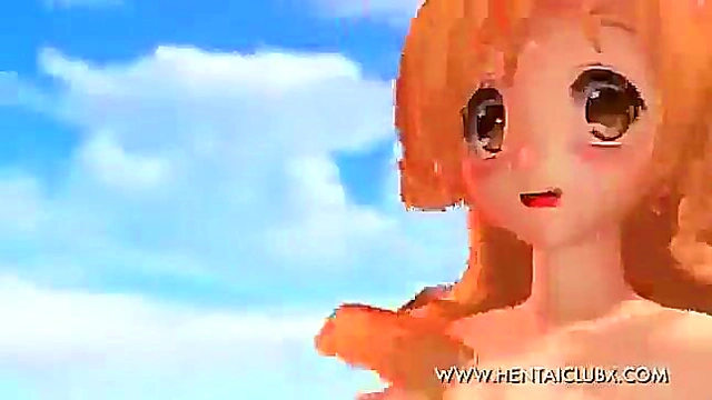 Sweet Devil Anime Babe Gives Seductive Service WithSexy Ecchi Moves