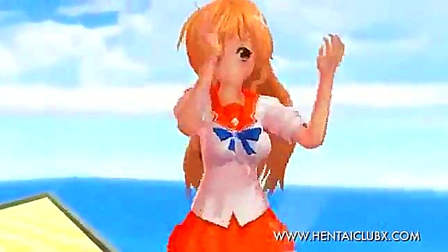 Sweet Devil Anime Babe Gives Seductive Service WithSexy Ecchi Moves