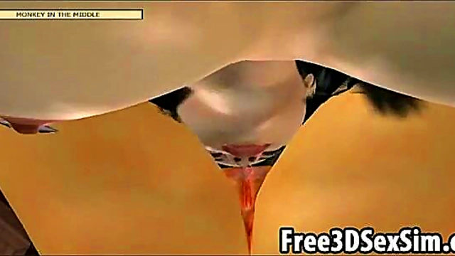Tasty 3D Cartoon Honey Gets Fucked Hard Anally For Hardcore Pleasure