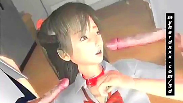 Hot 3D Anime Toon Gets Titjob From Cartoon Dick In Sexy Scene