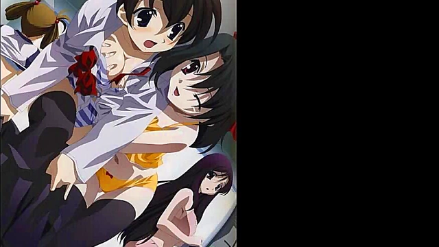 Sexy Ecchi Girls Engage in Tempting Fan Service Anime Action