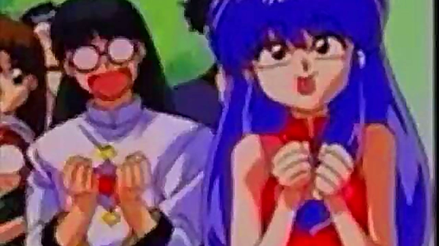 Sexy Anime Girls Can't Get Enough of Fan Service in Ecchi Ranma Scene