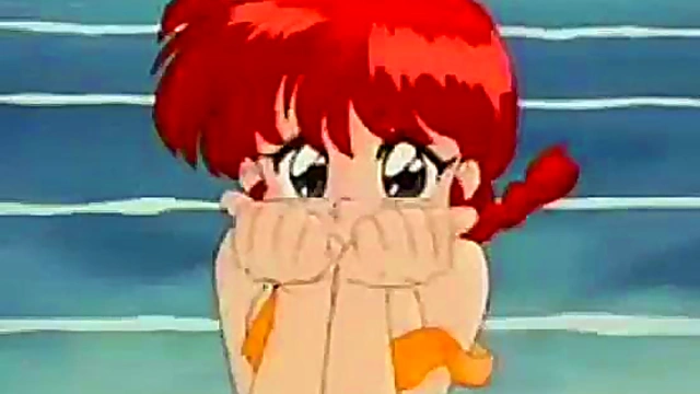 Sexy Anime Girls Can't Get Enough of Fan Service in Ecchi Ranma Scene