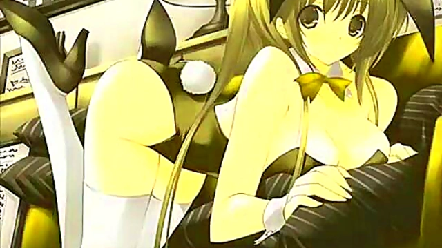 Horny Girls Serve Up Ecchi Action in naughty Hentai Fantasy Clip