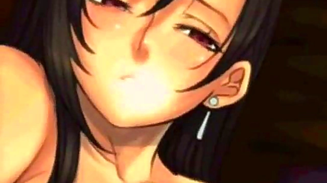 Sexy Anime Girls – Tifa Lockhart Rides Dick Hard for Hot Creampie Finish