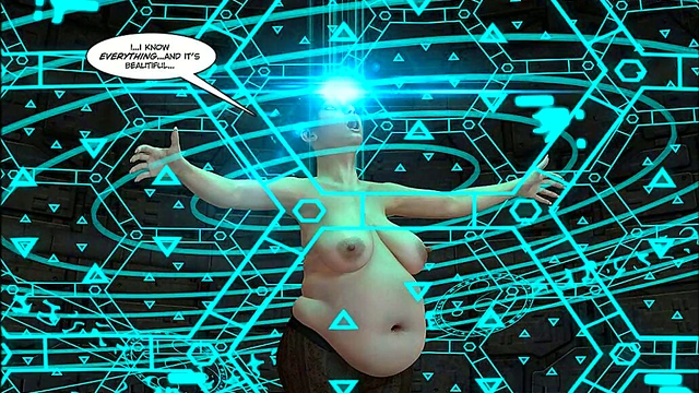 Big-Titted MILF Gets Pregnant from Young Stud's Huge Dick in 3D AnimeComic