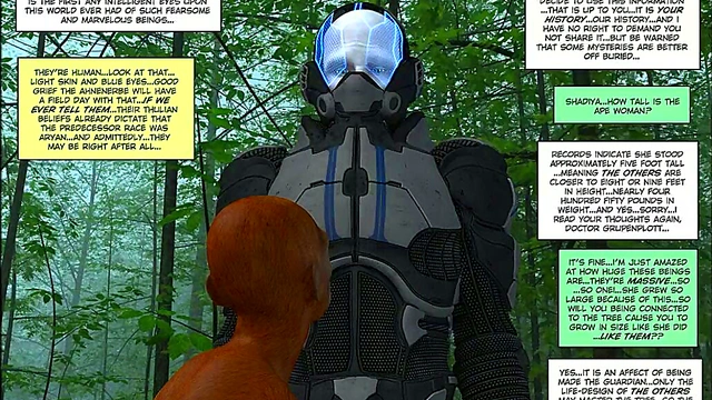 Big-Titted MILF Gets Pregnant from Young Stud's Huge Dick in 3D AnimeComic