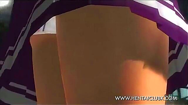 Sexy Anime Cheerleader Kokoro Serves Up Hot Hentai Action