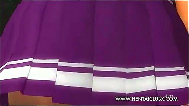 Sexy Anime Cheerleader Kokoro Serves Up Hot Hentai Action