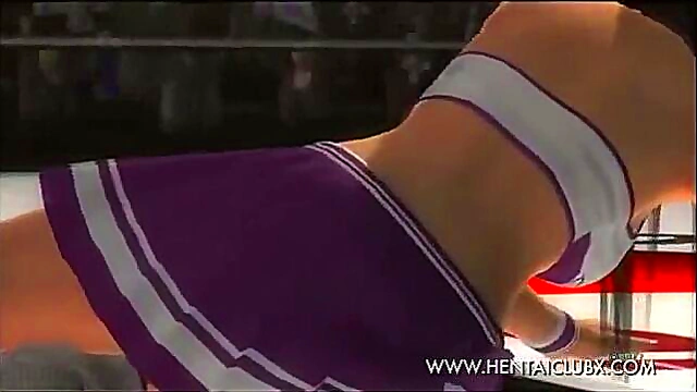 Sexy Anime Cheerleader Kokoro Serves Up Hot Hentai Action