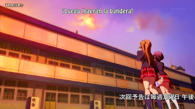 Romantic Chuunibyou Anime Couple Enjoy Intense Passionate Moments