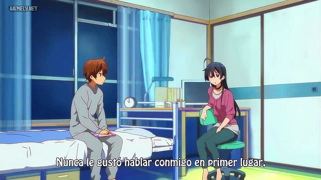 Romantic Chuunibyou Anime Couple Enjoy Intense Passionate Moments