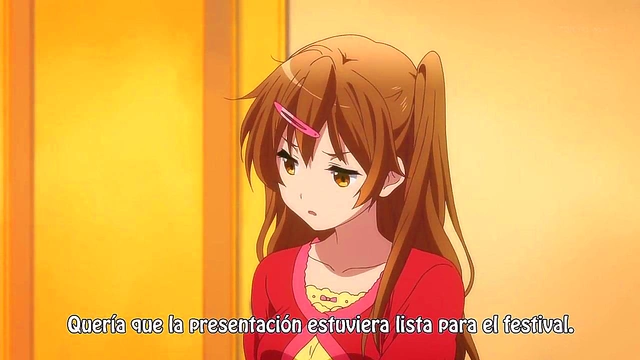 Romantic Chuunibyou Anime Couple Enjoy Intense Passionate Moments