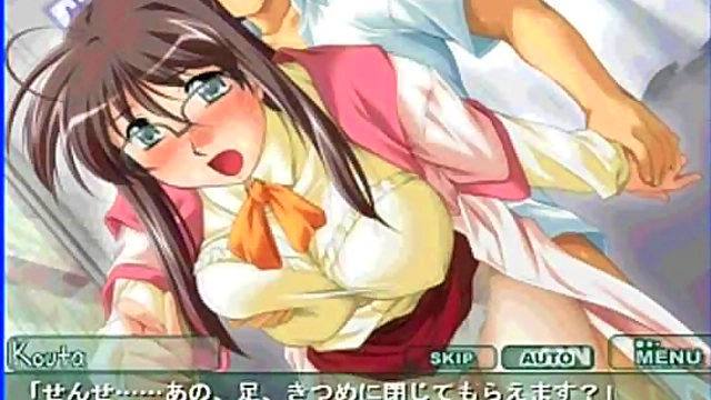 Amorous Professor Cherry Seduces Student In Eroge Anime Passion