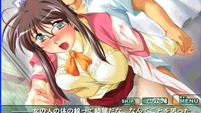 Amorous Professor Cherry Seduces Student In Eroge Anime Passion