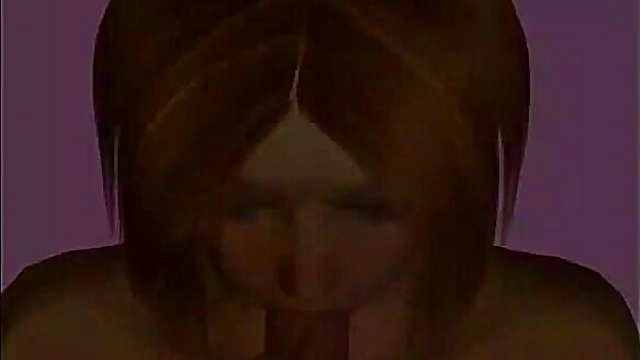 Freckled Anime Teen Deepthroats Big Dick In Intense 3D Blowjob Session