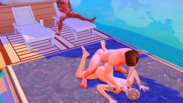 Stepbrother Fucks Stepmom While Stepdad Watches Wife Cheat In Anime Sims Me Hentai