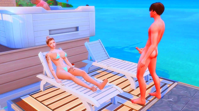 Stepbrother Fucks Stepmom While Stepdad Watches Wife Cheat In Anime Sims Me Hentai