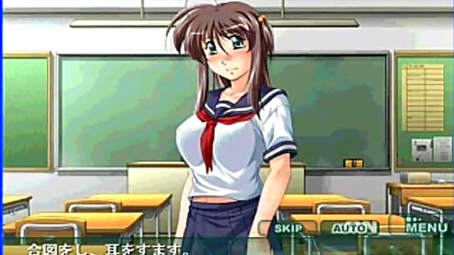 Amorous Professor Cherry Seducing Her Student In Erotic Hentai Eroge