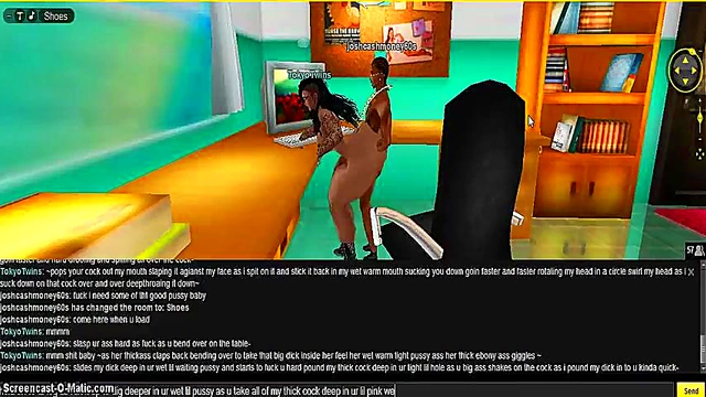 Tokyo DMV – 3D Hentai Anime Couple Engages in Steamy Game Room Action