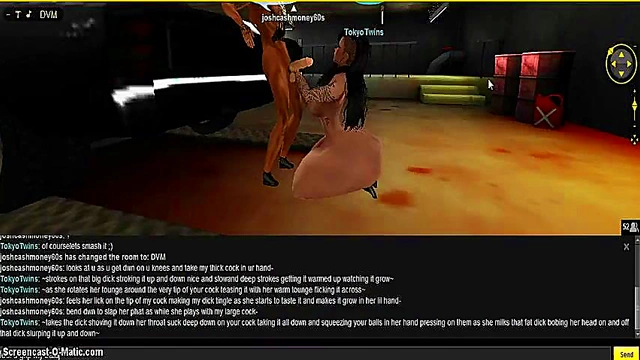 Tokyo DMV – 3D Hentai Anime Couple Engages in Steamy Game Room Action