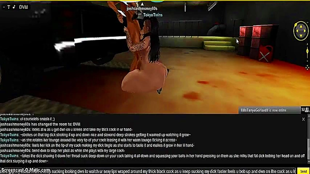 Tokyo DMV – 3D Hentai Anime Couple Engages in Steamy Game Room Action