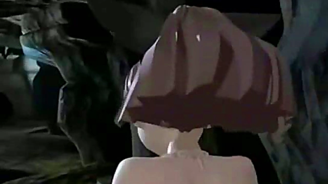 Sexy 3D Hentai Babe With Nice Tits Fights Hot Monster For Pleasure