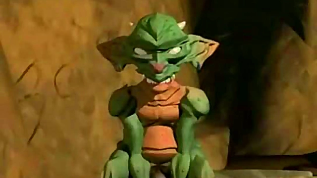 Sexy 3D Hentai Babe With Nice Tits Fights Hot Monster For Pleasure