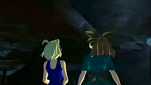 Sexy 3D Hentai Babe With Nice Tits Fights Hot Monster For Pleasure