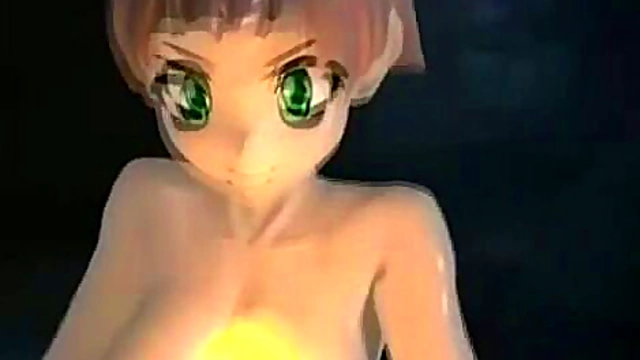 Sexy 3D Hentai Babe With Nice Tits Fights Hot Monster For Pleasure