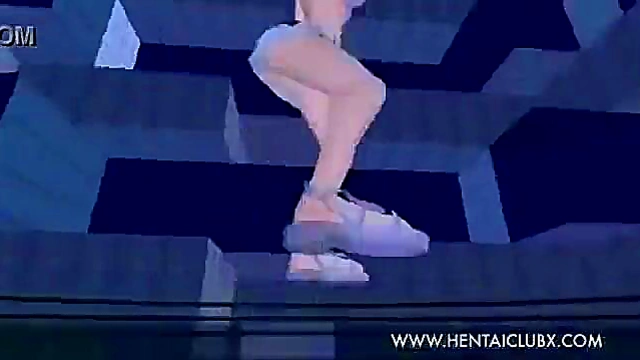 Sexy MMD Anime Girl Dances Seductively in Mini Skirt for Your Pleasure
