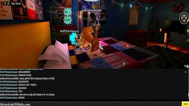 Tyga Blue Bed 3D Anime Porn Adventure With IMVU Game Characters
