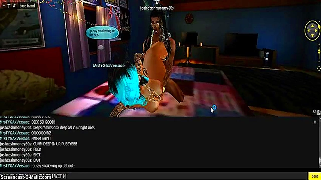 Tyga Blue Bed 3D Anime Porn Adventure With IMVU Game Characters