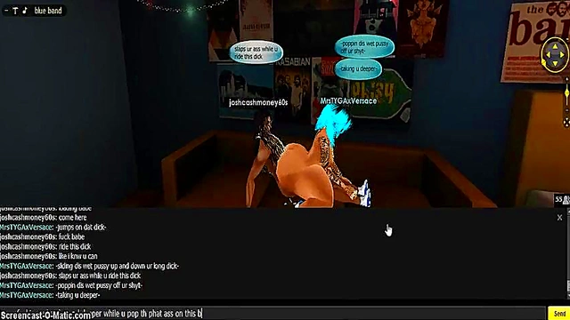 Tyga Blue Bed 3D Anime Porn Adventure With IMVU Game Characters