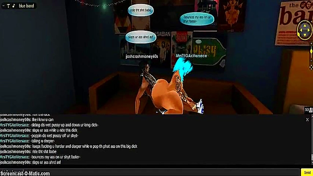 Tyga Blue Bed 3D Anime Porn Adventure With IMVU Game Characters