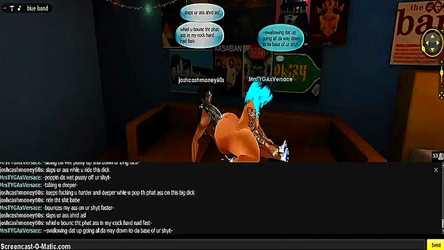 Tyga Blue Bed 3D Anime Porn Adventure With IMVU Game Characters