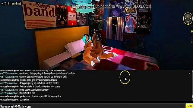 Tyga Blue Bed 3D Anime Porn Adventure With IMVU Game Characters