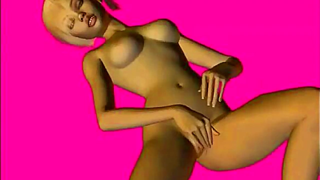 Sleazy Club 3D Anime Stripper Dances Before Hardcore Blowjob Session