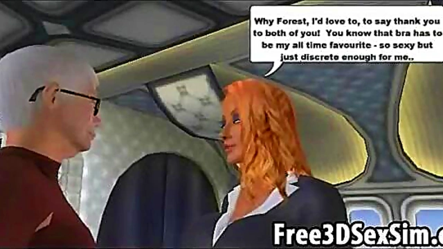 Sexy 3D Cartoon Hottie Poses in Lingerie for Seductive Camera Session