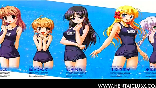 Nude Anime Girls Seduce in Ecchi Scenes for Hot Hentai Action