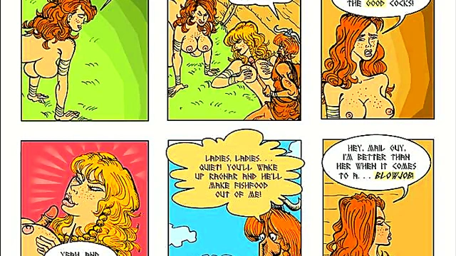 Horny Teen Anime Threesome With Big-Busted MILF In Crazy XXX World